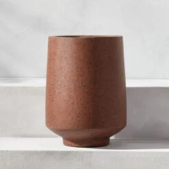 Adonis Round Terrazzo Outdoor Stone Planter 16.25"