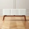 Alba Lacquered White Credenza Small -Furniture Sale AlbaWhtLcqrCredenzaIIISmSHF20 1x1