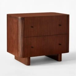 Andora 2-Drawer Wood Nightstand -Furniture Sale AndoraWoodNightstand3QSSS22