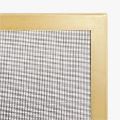 Antique Brass Fireplace Screen -Furniture Sale AntiqueBrssFrplcScrnAVF18