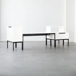 Aptum White Metal Bookcase 21 Aptum White Metal Bookcase -Furniture Sale AptumModularGroup1AVFHF21