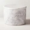 Arris Large White Marble Canister 1 Arris Large White Marble Canister -Furniture Sale ArrisWhtMrblCanisterLgSHS22