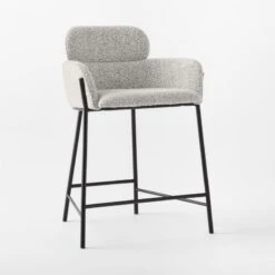 Azalea Boucle Upholstered Counter Stool -Furniture Sale AzaleaBoucleCounterStool3QSSF21