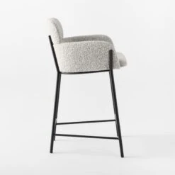 Azalea Boucle Upholstered Counter Stool -Furniture Sale AzaleaBoucleCounterStoolSDSSF21