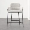 Azalea Boucle Upholstered Counter Stool -Furniture Sale AzaleaBoucleCounterStoolSHF21