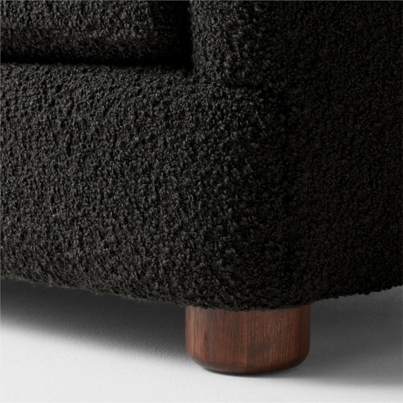 Bacio Black Boucle Sofa 8 Bacio Black Boucle Sofa - Image 6
