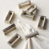 Barre Silver Napkin Rings Set Of 8 -Furniture Sale BarreSilverNapkinRingS8SHF21