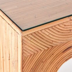 Bayu Rattan Desk With Drawer -Furniture Sale BayuRattanDeskAVSSS22