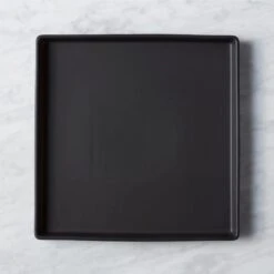 Bento Square Matte Black Serving Platter