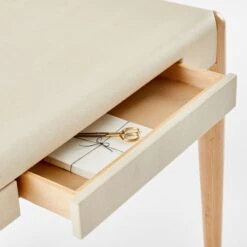 Beto White Shagreen Desk With Drawer 18 Beto White Shagreen Desk With Drawer -Furniture Sale BetoIvoryShagreenDeskAVSSF23