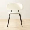 Birba Cream Velvet Dining Chair -Furniture Sale BirbaVelvetChairCustardSHF22