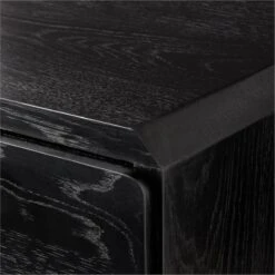 Bishop Black Ebonized Oak Wood Credenza -Furniture Sale BishopCredenzaAVSSS22