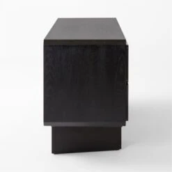 Bishop Black Ebonized Oak Wood Credenza -Furniture Sale BishopCredenzaSDSSS22
