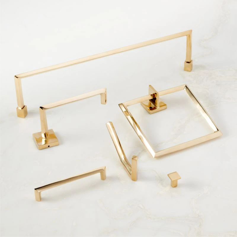 Blaine Unlacquered Brass Towel Ring 7 Blaine Unlacquered Brass Towel Ring - Image 5