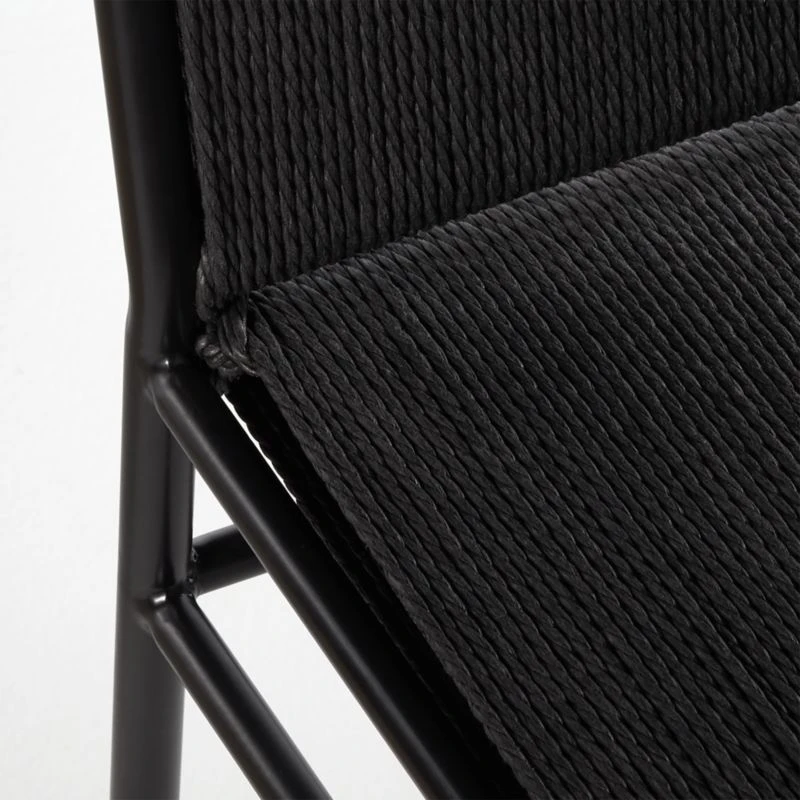 Bounce Black Woven Counter Stool 8 Bounce Black Woven Counter Stool - Image 6