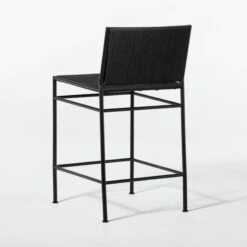 Bounce Black Woven Counter Stool 12 Bounce Black Woven Counter Stool -Furniture Sale BounceWovenCntrstl24inBlk3QBF20