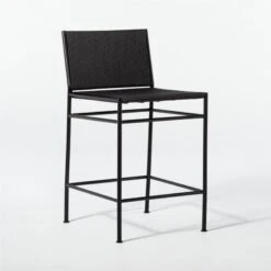 Bounce Black Woven Counter Stool 10 Bounce Black Woven Counter Stool -Furniture Sale BounceWovenCntrstl24inBlk3QF20