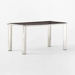 Bovisio Rectangular Smoked Glass Dining Table -Furniture Sale BovisioDiningTable3QSSF22