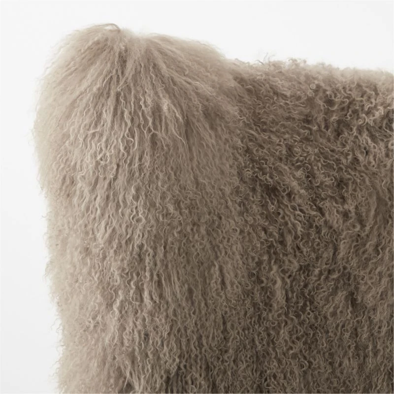 Bozzi Taupe Mongolian Sheepskin Accent Chair 10 Bozzi Taupe Mongolian Sheepskin Accent Chair - Image 8
