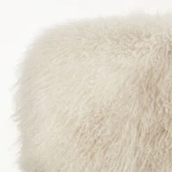 Bozzi Mongolian Sheepskin Ottoman -Furniture Sale BozziMnglnShpsknOttomanAVSSS21