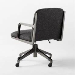 Brecha Grey Upholstered Office Chair -Furniture Sale BrechaGreyChair3QBSSS23