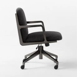 Brecha Grey Upholstered Office Chair -Furniture Sale BrechaGreyChairSDSSS23