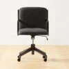 Brecha Grey Upholstered Office Chair 2 Brecha Grey Upholstered Office Chair -Furniture Sale BrechaGreyChairSHS23