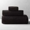 Brooks Ribbed Organic Cotton Black Bath Sheet Set 2 Brooks Ribbed Organic Cotton Black Bath Sheet Set -Furniture Sale BrooksBlackBathSheetBndlSHF21