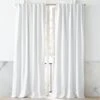 White Basketweave Blackout Window Curtain Panel 48"x84" 1 White Basketweave Blackout Window Curtain Panel 48"x84" -Furniture Sale BsktwvWhtBlackoutPnl120inSHS21