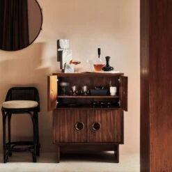 Ionic Beige Marble Sculpture -Furniture Sale CB2FA22 12B V1