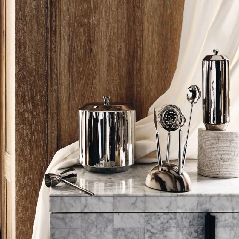 Milano Stainless Steel Ice Bucket 6 Milano Stainless Steel Ice Bucket - Image 4