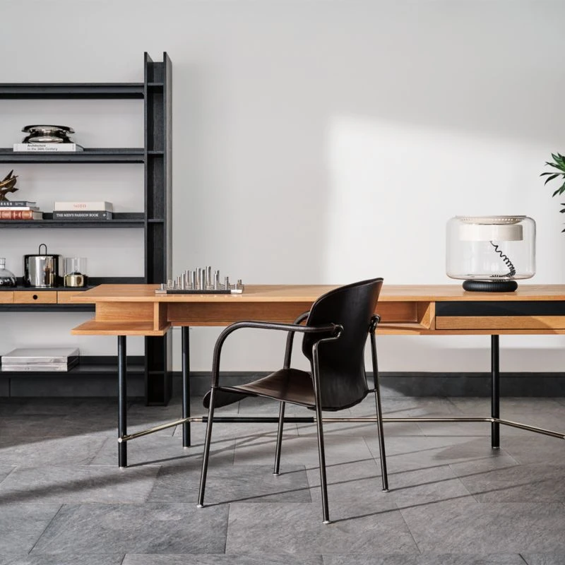 Pesaro Black Leather Dining Armchair 5 Pesaro Black Leather Dining Armchair - Image 3