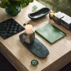 Emmy Green Marble Server -Furniture Sale CB2FA23 09B Det 019