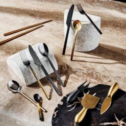 Helms Black Cheese Knives Set Of 3 5 Helms Black Cheese Knives Set Of 3 -Furniture Sale CB2HOL21 22A heroOC21 1x1