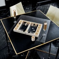 Porsha Smoked Champagne Flute -Furniture Sale CB2HOL21 24B V2OC21 1x1