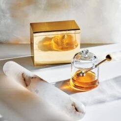 Polished Brass Recipe Box 7 Polished Brass Recipe Box -Furniture Sale CB2HOL21 36B V1OC21 1x1