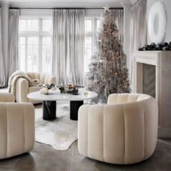 Duval Decanter With Amber Double Old-Fashioned Glasses Set Of 2 -Furniture Sale CB2HOL22 02A V2