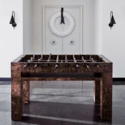 Burl Wood Foosball Table -Furniture Sale CB2HOL22 07C hero