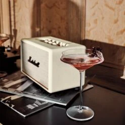 Marshall Acton III White Bluetooth Speaker 8 Marshall Acton III White Bluetooth Speaker -Furniture Sale CB2HOL22 17A 373 detail