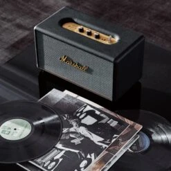 Marshall Stanmore III Black Bluetooth Speaker 10 Marshall Stanmore III Black Bluetooth Speaker -Furniture Sale CB2HOL22 17B V1