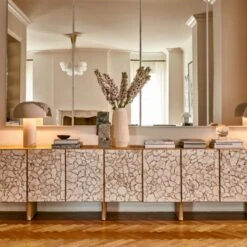 Ionic Beige Marble Sculpture -Furniture Sale CB2PH23 BAR AREA 053 HERO 1