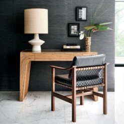 Bayu Rattan Desk With Drawer -Furniture Sale CB2SP22 08B