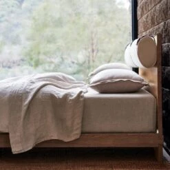 EUROPEAN FLAX™-Certified Linen Flax Duvet Cover And Shams -Furniture Sale CB2SP22 LF 5A V3