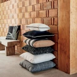 Waverly Ivory White Outdoor Throw Pillow 23" -Furniture Sale CB2SU22 22B hero 1