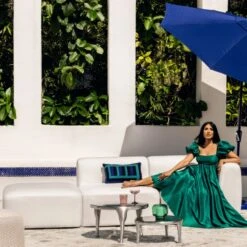 Coco Round Forest Green Glass Hurricane Candle Holder Small 18 Coco Round Forest Green Glass Hurricane Candle Holder Small -Furniture Sale CB2SU22 EDT AZ 18