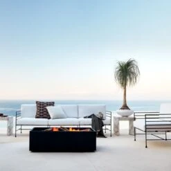 Rectangular Metal Fire Pit -Furniture Sale CB2SU23 10B V1 RET