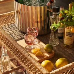 Milano Stainless Steel Champagne Bucket -Furniture Sale CB2SU23 RC 03C Det 146