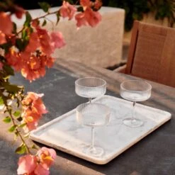 Rectangular Marble Serving Tray -Furniture Sale CB2SU23 RC 05A Det 179