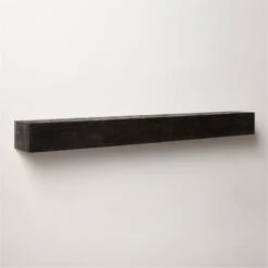 Caia Black Mantel Shelf 60" 12 Caia Black Mantel Shelf 60" -Furniture Sale CaiaBlkMantelLedge60inAV2SHS21