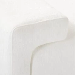 Camden White Performance Velvet Apartment Sofa -Furniture Sale CamdenWhiteAprtmntSofaAVSSF23